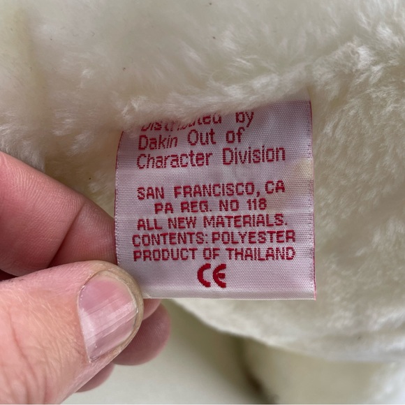 Vintage 1993 Coca Cola COKE White Polar Teddy Bear Plush Toy RARE!! - Picture 11 of 11